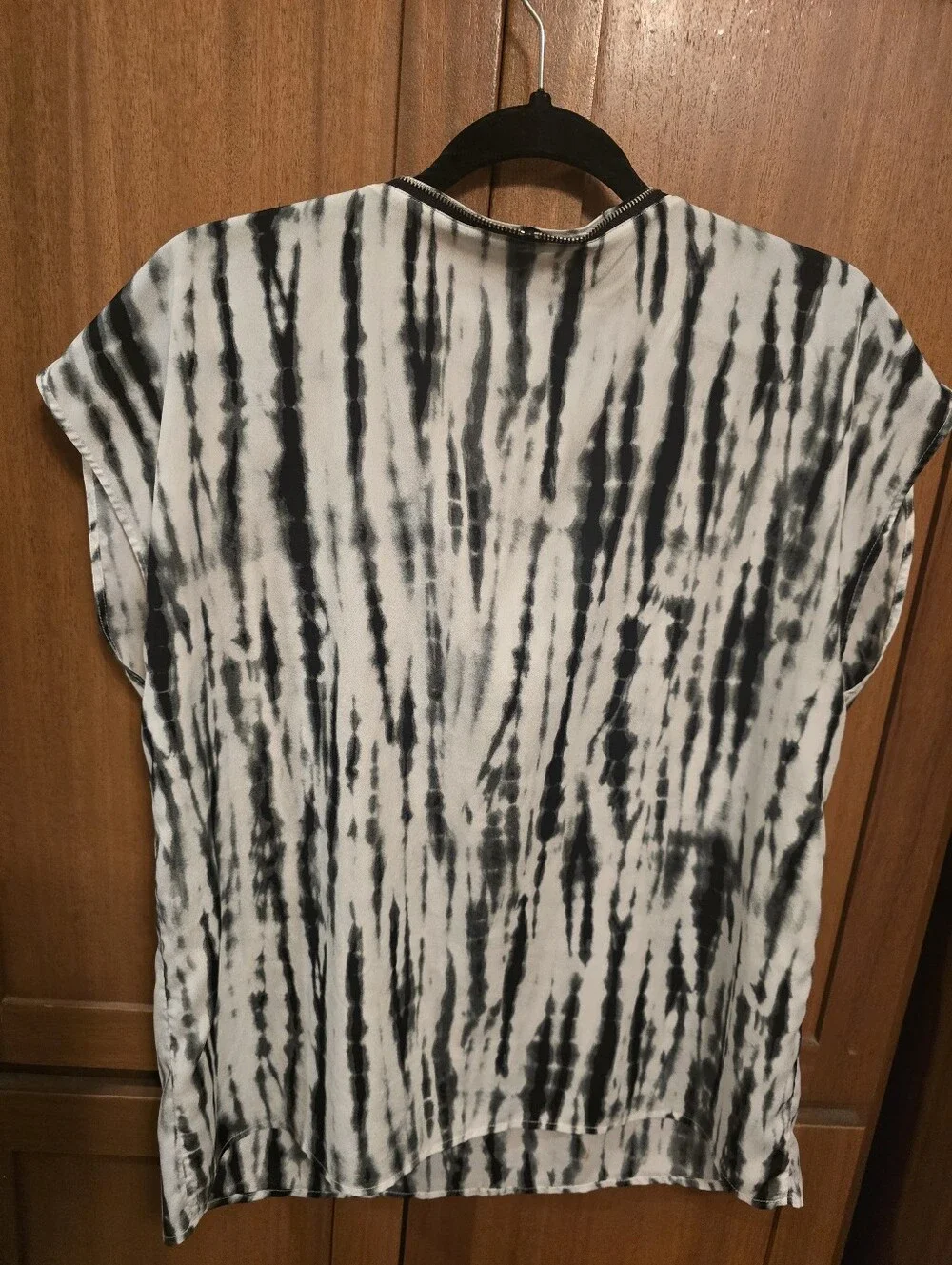 Michael Kors Half Zippered Striped Zebra Print